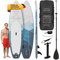 Capital Sports Aufblasbares SUP Board Set, All-Rounder SUP Board mit Aluminium Paddel, Stand Up Paddling Board für Kinder & Erwachsene, Paddle Board Aufblasbar mit Tasche & Pumpe, 305cm/10ft