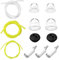 1 Set Ricambi Decespugliatore,Flessibile del Carburante di Ricambio Accessori,Filtro Benzina per Decespugliatore,Kit Tubo Guarnizione, Primer Bulb Pump,per Decespugliatore, Tagliaerba, Tosaerba