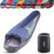 anaterra® Schlafsack - Für, alle Jahreszeiten, Camping, mit Kompressionssack, Leicht, kleines Packmaß, Outdoor, Wasserdicht - Winterschlafsack, Sommerschlafsack, Campingschlafsack (Modell 2)