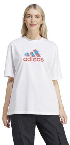 adidas Flower Pack Badge of Sport tee Camiseta Mujer