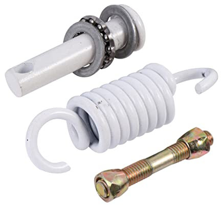 CLISPEED 1 Satz Feder Schaukel Haken Flügelfeder Hängesessel Federwirbel Aufhänger Indoor-hängematte Hängesessel-federstiftstecker Schwingen Weiß Stahllegierung Rotieren Suspension Strecken