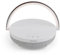 Prixton Enceinte connectée- Speaker Light Lampe LED Multifonction sans Fil Chargeur d'enceinte Bluetooth Contrôle Tactile de l'enceinte Bluetooth 3 Niveaux d'éclairage graduables (Blanc)