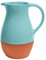Dexam Sintra Glazed Terracotta Jug - Duck Egg, Blue