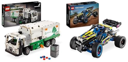 LEGO Technic Camion della Spazzatura Mack LR Electric, Veicolo Giocattolo & Technic Buggy da Corsa, Macchina Giocattolo per Bambini, Bambine, Ragazzi e Ragazze da 8 Anni