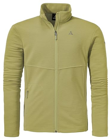 Schöffel Herren CIRC Fleece Jk Style Smue MNS, kreislauffähige Fleecejacke mit 2-Wege-Stretch, wärmende, schnell trocknende Outdoor Jacke mit fast 100 % Recyclingfähigkeit