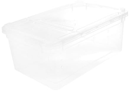 DRESSOOS Aufzuchtbox Für Insekten Fütterungsbox Insektensichtbox Transparente Reptilienzuchtbox Aus Hochwertigem Kunststoff Mit Belüftungslöchern Geeignet Für Spinnen Eidechsen