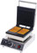 Gofrera Eléctrica 2000W 220V Maquina de Gofres Waffle Maker Gofrera Comercial Bubble Temperatura Ajustable 50-300°C 30 * 36 * 24.5cm