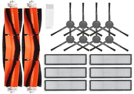 YIKRAOS Compatible con Dreame BOT D9 MAX D9 Accesorios compatibles con Dreame L10 Pro Robot Aspirador Filtro Hepa Cepillo Principal Repuestos de fregona(D9122014)