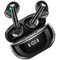 Conyat Cuffie Bluetooth, Auricolari Bluetooth 5.4 con Stereo Immersivo, 48 Ore Cuffiette Bluetooth ENC Cancellazione Rumore, IP7 Impermeabili, Touch Control Cuffie Wireless LED Display, Nero
