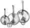 ELO 9884550 Batterie de cuisine 4 pièces, Ensemble de 3 Poêles de cuisson 24, 28 et 32 cm et 1 faitout 12 cm Elo Profi Brillant, inox, induction
