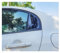 ABS fibra de carbono Compatible con Honda Civic 8th 9th Sedan 2006-2010 2011-2015 ventana trasera persiana rejilla ventilación triángulo cubierta adornos(06-10 8th)