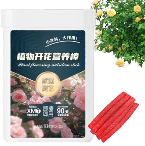 Plant Nutrition Spikes - Organic Blooming Aid, Slow-Release Soil Tabs | 2.36x2.83in Eco Feeding Sticks with Balanced Minerals, Garden Supplement for Chrysanthemum or Indoor Potted Floral Care