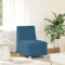 MOBCANT Sessel Blau 55 cm Samt Wohnlandschaft Couch Couchgarnitur Schlafsofa für Wohnung Büro Schlafzimmer Hotel