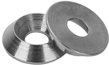 Arandelas de copa de acero inoxidable 304, 20 juntas metálicas M3/M4/M5, junta de tornillo avellanado cónico, arandela cónica, cuña(M3)