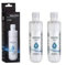 Replacement Parts Refrigerator Water Filter Accessories For LT1000P Compatible With ADQ74793501ADQ74793502,MDJ64844601,AGF80300704ADQ75795105(2pcs)