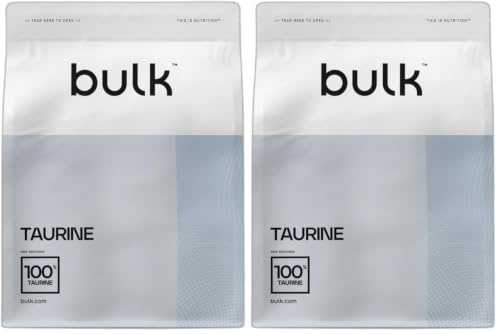 Bulk Taurina, 500g, 500 porzioni (Confezione da 2)