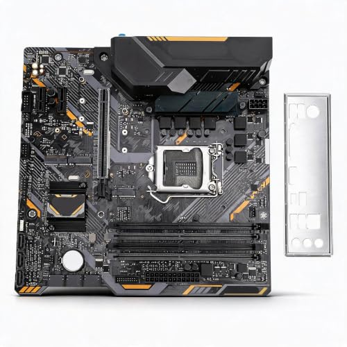 Sxhlseller B360M Plus Motherboard LGA1151, 4xDDR4 64GB, M.2, SATA3, RAID | Schwarz, B360-Chipsatz, 4+1-Phasen-Digitalstromversorgung, 4 DDR4-Steckplätze mit bis zu 64 GB, M.2 PCIe 3.0 x4, 6