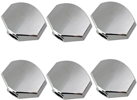Sharplace 6 STK. Gitarre Mechaniken Knöpfe - Silber