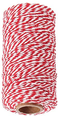 Baoblaze Bastelschnur Juteschnur Paketschnur Dekoschnur Bindeschnur für und Garten Dekoration, rot