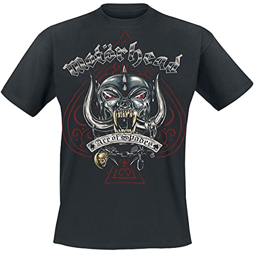 Motörhead Ace of Spades Tattoo Männer T-Shirt schwarz Band-Merch, Bands