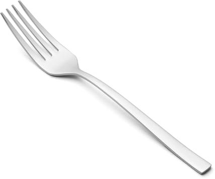 Arcos Serie Capri Caja de 12 uds Tenedor de postre Tenedor para tartas, Monoblock de una pieza en Acero Inoxidable 18/10 y 160 mm, Color Plata (12 uds)
