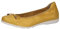 CAPRICE Damen Ballerinas aus Leder mit Schleife, Gelb (Yellow Perlato), 39 EU