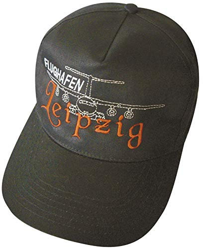 Fan-O-Menal Baseballcap mit Stick - Leipzig - 68040 schwarz - Cap Kappe Baumwollcap