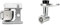 Kenwood Robot Pâtissier Multifonctions KMX750WH, Bol en Acier 5 L, 1000 Watts, Blanc, Compatible avec Hachoir de Boucher KAX950ME en Aluminium Brossé 25 x 16 x 25 cm