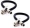 Jiuxuerim Tire Inflator Hose Car Tire Hoses Inflator Rubber Air Hose Tyre Pressure Gauge Hose for Car Motorcycle Bicycle Tyre Pressure Gauge
