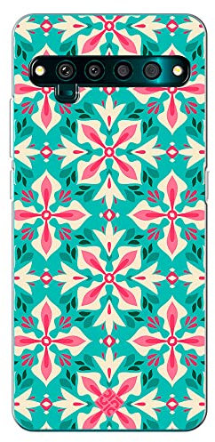 Movilshop Étui pour [TCL 10 Pro ] Dessins rétro [ Kaléidoscope ] en silicone souple transparent Coque Case Cover Gel pour Smartphone.