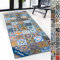 Floordirekt Teppichläufer mit Muster - maßgefertigter Feinschlingen Teppich Läufer für Küche, Flur & Wohnraum - Ornament Vintage Orient Gitter (80 x 250 cm, Bonita)