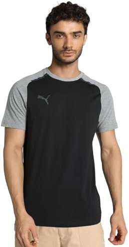PUMA Herren Teamcup Casuals Tee T-Shirt, Schwarz, 3XL