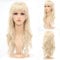 80er Jahre Vokuhila-Perücken Pixie Cut Perücken mit Pony für schwarze Frauen, Wolf Cut Perücke, glatt, lang, blond, synthetische Perücken mit Pony, klebefreie Mullet Perücke für schwarze Frauen
