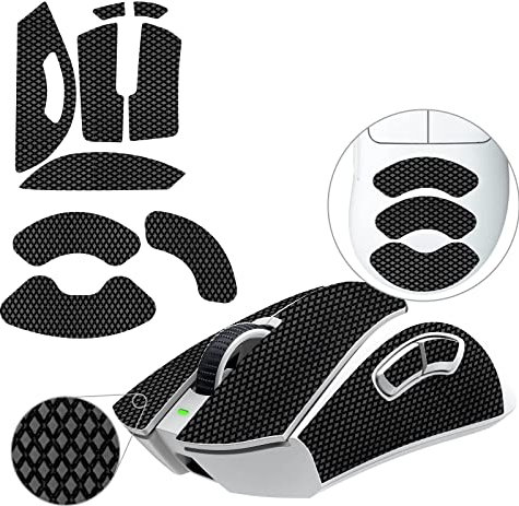 TALONGAMES Mouse Anti Slip Grip Tape Compatible with Razer DeathAdder V3 Pro Gaming Mouse, Palm Sweat Absorption, Thin 0.5mm, Cut to Fit, Easy to Apply, Mouse Skin
