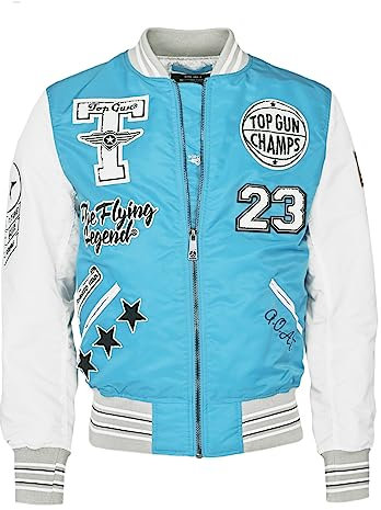 Top Gun Herren Bomberjacke Tg22032 Light Blue,L