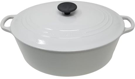 Le Creuset Four à français ovale en fonte émaillée, 5,5 l, vapeur