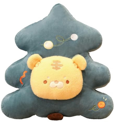 ESTINTENG Papá Noel Alce Muñeca Árbol de Navidad Almohada Árbol de Navidad - Tigre - 70 cm