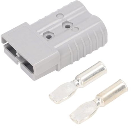 Fyearfly Anderson Connecteurs 350A 600V, Connecteur Rapide de Batterie de Chariot Élévateur Électrique Connecteur de Déconnexion de Charge de Batterie 350A, pour Treuil Électrique Et Remorque