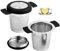 2pcs Tea Strainers for Loose Tea, Stainless Steel Tea Infuser Mesh Basket Filter Diffuser Holder with Double Handle Large Capacity Tea Steeper for Teapots, Cups, Mugs (Black)