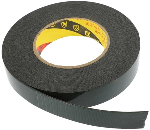 STOBOK 3 Rollen Doppelseitiges Schaumstoff-montageband Wandklebestreifen Auto-werkzeuge Doppelseitiges Klebeband Für Autos Dekoratives Schilderband Tafel Schwamm Öliger Acrylkleber