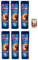 Clear ANTI CADUTA Men Shampoo für schwaches Haar - Shampoo Gegen Haarausfall 6x 225ml + Italian Gourmet polpa 400g