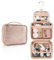 Hängende Reise Toilettentasche, Make-up-Tasche für Damen, Tragbare Wasserfeste Kleine Reisetasche für Toilettenartikel (roségold)