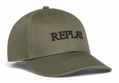 Replay Unisex AX4161 Baseballkappe, 0872 Winter MOOS, One Size