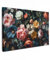 MuchoWow© Wandbilder Groß 120x80 cm XXL Schlafzimmer Home Deko Wohnung Bild Wohnzimmer Fotoleinwand Wand Bilder Leinwand Wall Decor Vintage - Farbenfroh - Blumen - Modern