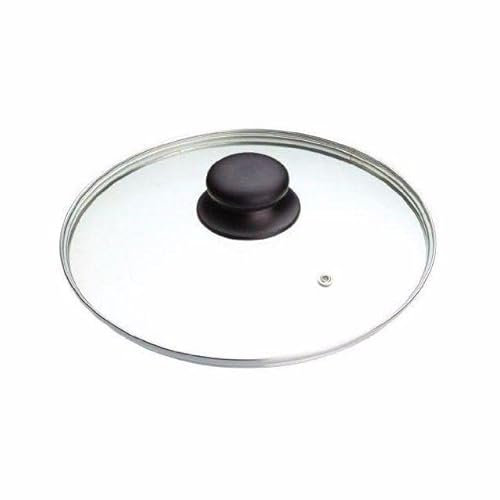 HITHIKA Non-Stick Wok Pan Glass Lid– Deep Stir Fry Pan Induction Base – 20cm