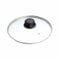 HITHIKA Non-Stick Wok Pan Glass Lid– Deep Stir Fry Pan Induction Base – 20cm