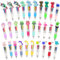 VICHOS Gadget Compleanno Bambina, 30 Pezzi Set Penne a Sfera Retrattile 4 Colori per Sacchetti Regalini Fine Festa Compleanno Bambino Invitati, Pignatta Regalo Compleanno Bambini
