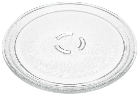 ensipart Drehteller für Mikrowelle kompatibel mit Bauknecht C00629086 kompatibel mit Whirlpool 48800062986 runder Glasteller mit Füßen für Mikrowelle