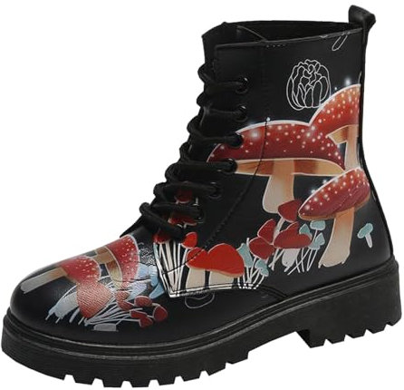 CXKOLD Stivali Moto Stivali Donna Alti