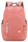 Outplea Sac à Dos Ordinateur Portable de 15.6, Sac a Dos Scolaire Moderne Confortable 25L pour Femme, Sac Léger de Voyage Travail École Loisir Camping-Rose